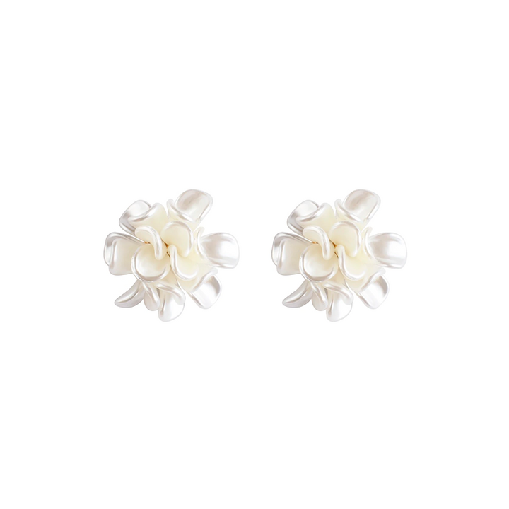 Sweet Holiday Flower Stud Earrings