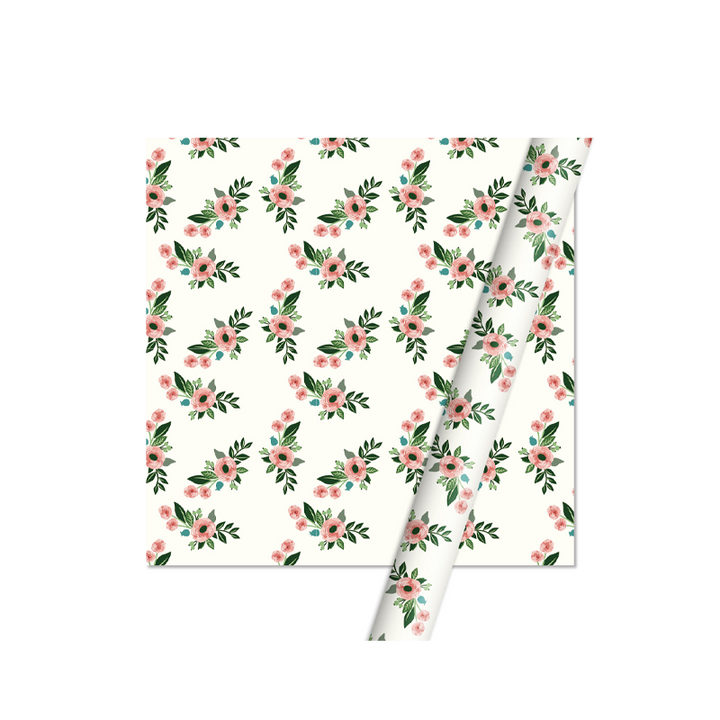 Ose Peony Delicate Flower Decoration Wrapping Paper