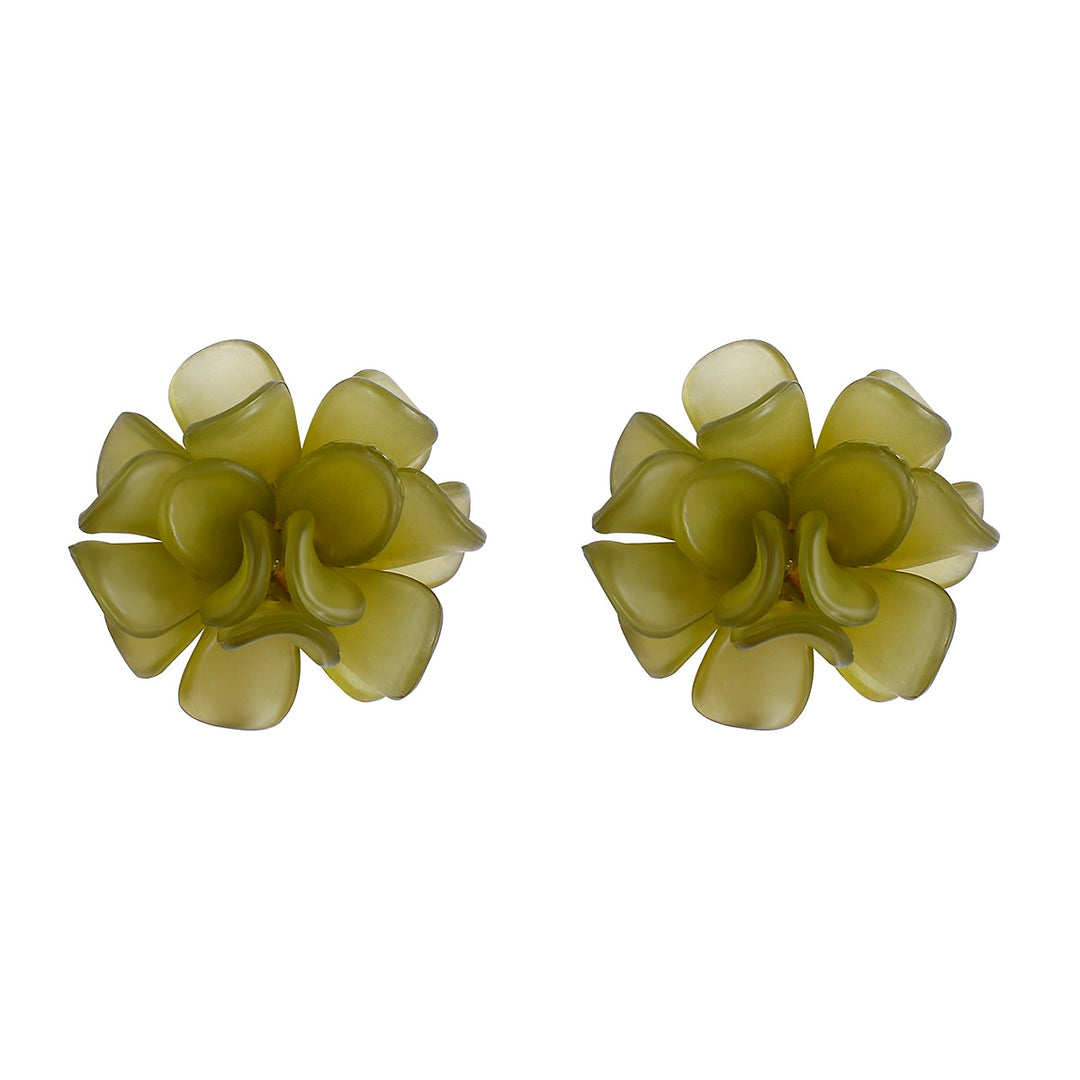 Sweet Holiday Flower Stud Earrings