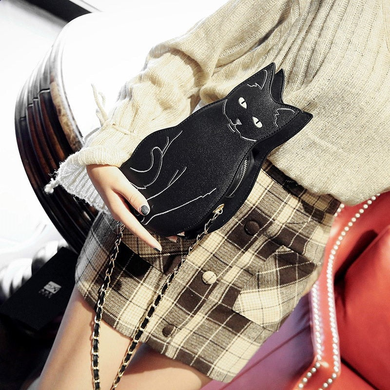 "As long as you drop everything and stay focused on me, I should be fine," said Salem. You need this Cute Black Cat bag. I need this bag. Everyone needs this bag!