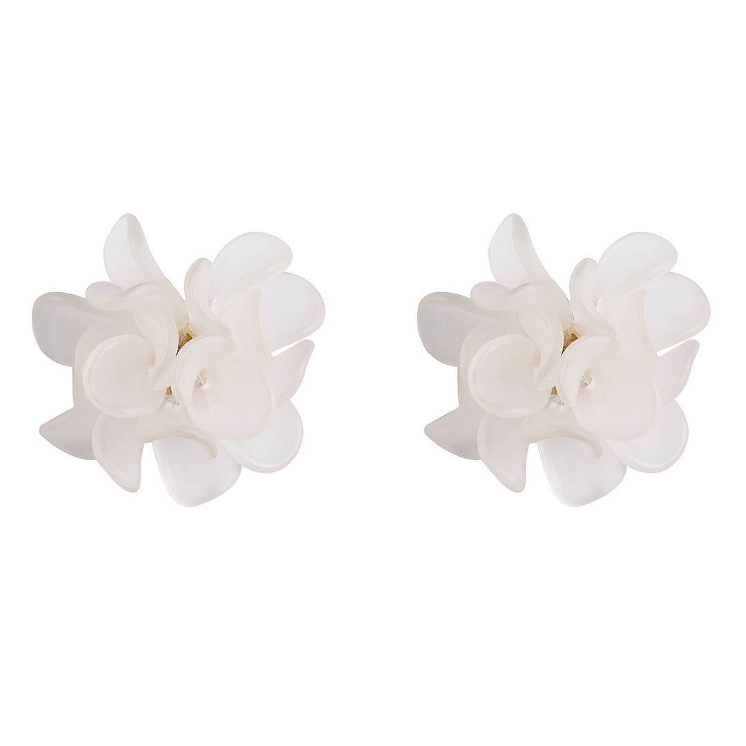 Sweet Holiday Flower Stud Earrings