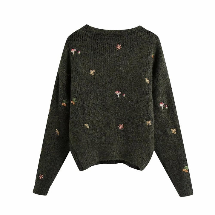 Vintage Mori Girl Sweater will have people wondering, "Is she that indie actress that excels at accents and period pieces?" No, just little old me, looking cute in this heather green, cottage core sweater!