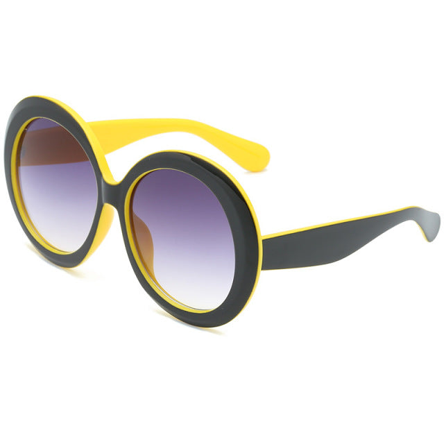 Round Oversized Sunglasses - Cool Crow