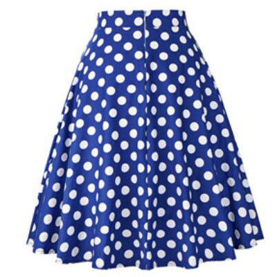 Runway Cotton Retro Swing Umbrella Skirts - Cool Crow