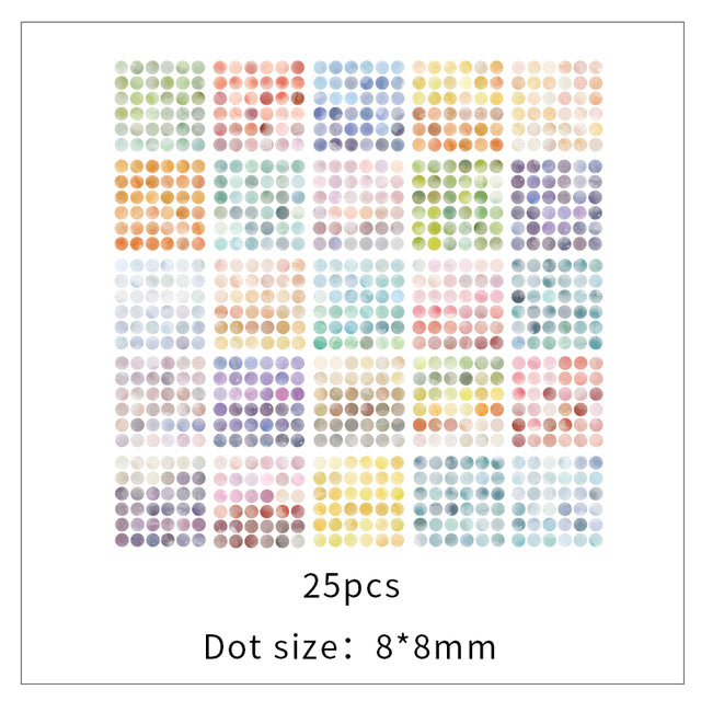 Watercolor Polka Dot Sticker